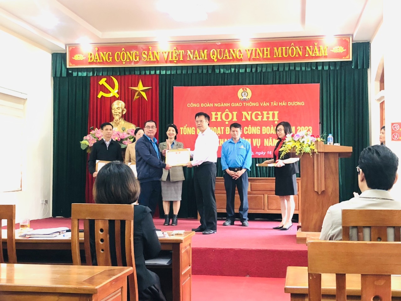 Hội nghị tổng kết phong trào CNVCLĐ - Công đoàn ngành Giao thông vận tải Hải Dương năm 2023